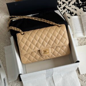 CHANEL CUF SERIES Lychee Pattern Classic Ball Bra Underwear Bag