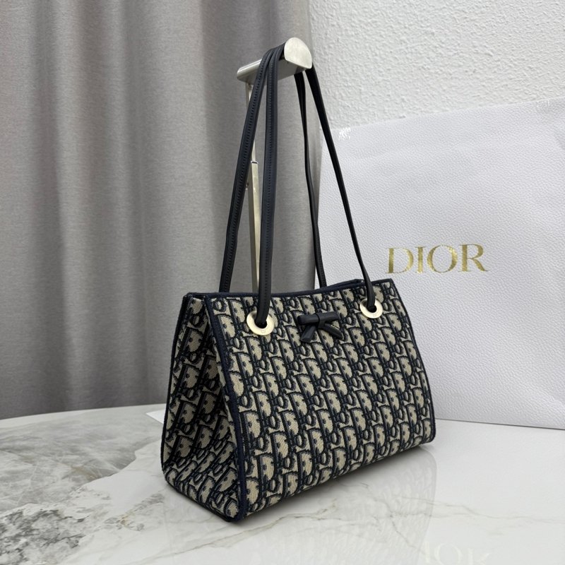 Fashion Dior M1410 - Blue Cloth Shoulder Bag and Crossbody Bag - 图片 3