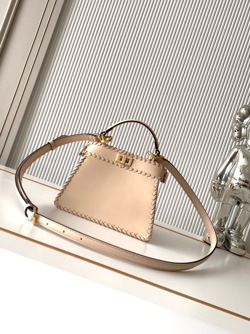Fashionable multi-color woven leather handbag - 图片 3