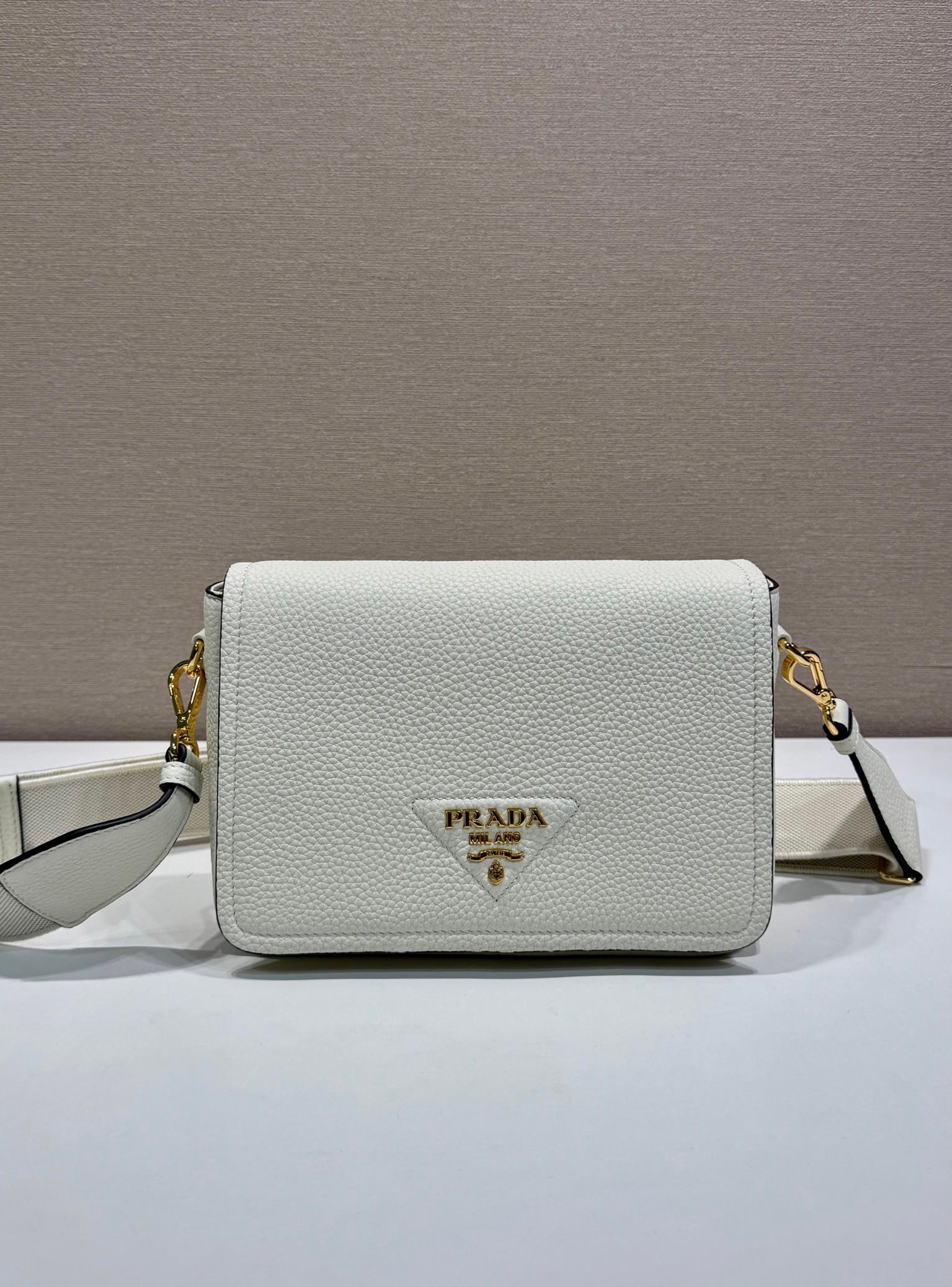Double shoulder strap imported deer-skin patterned cowhide crossbody bag - 图片 3