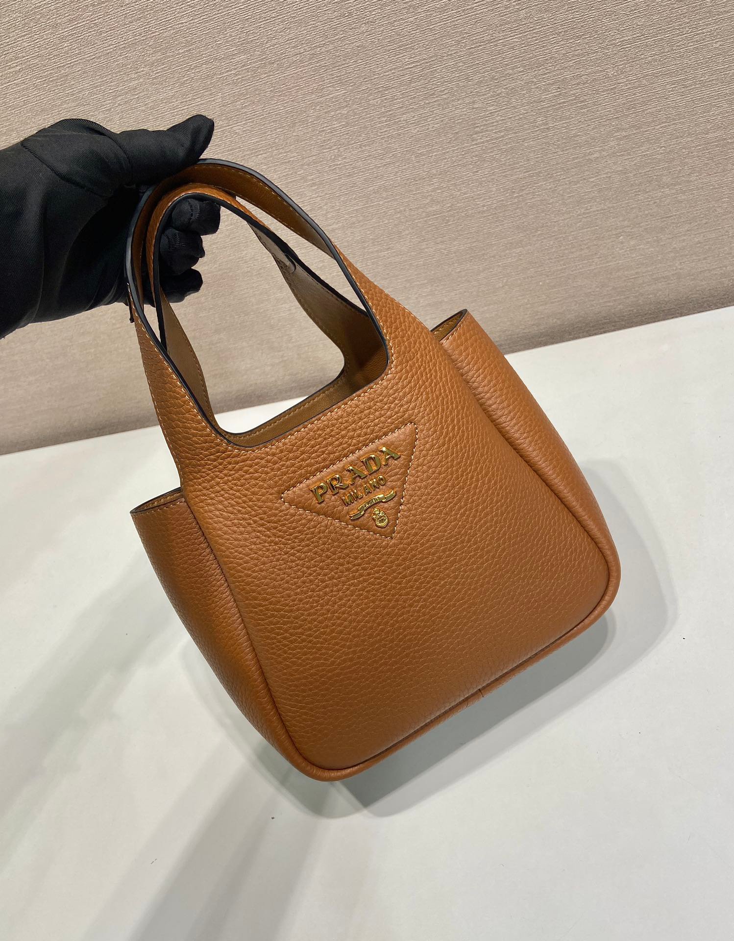 Mini lunch box 1BA349 Golden handbag - 图片 3
