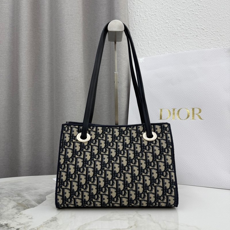 Fashion Dior M1410 - Blue Cloth Shoulder Bag and Crossbody Bag