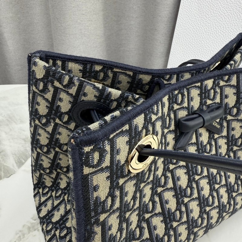 Fashion Dior M1410 - Blue Cloth Shoulder Bag and Crossbody Bag - 图片 6