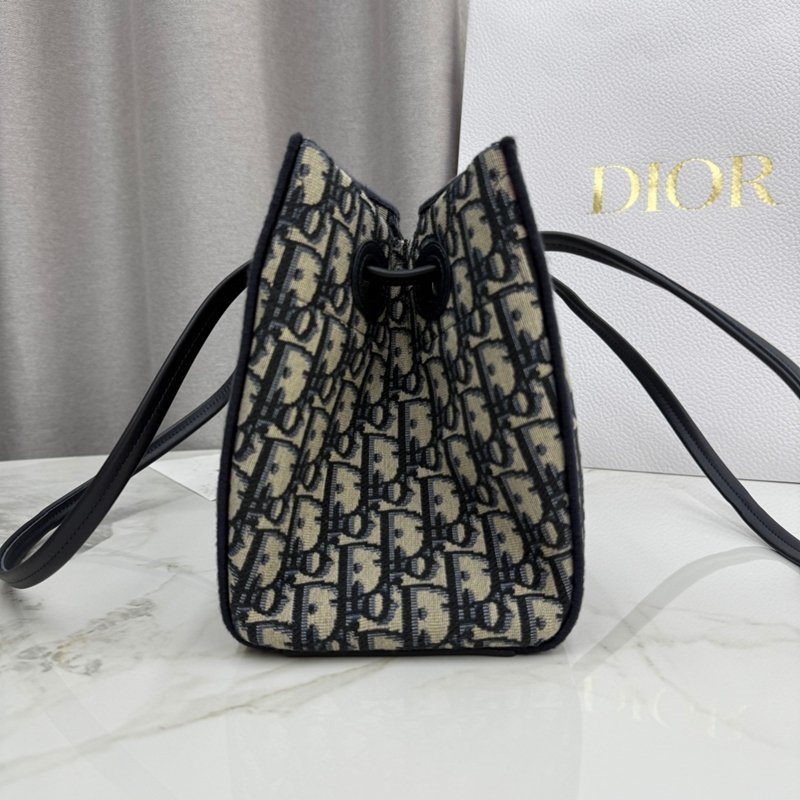Fashion Dior M1410 - Blue Cloth Shoulder Bag and Crossbody Bag - 图片 8