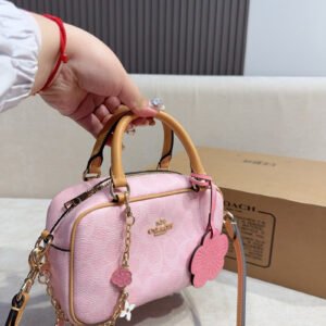 Coach Pink Mini Boston bag