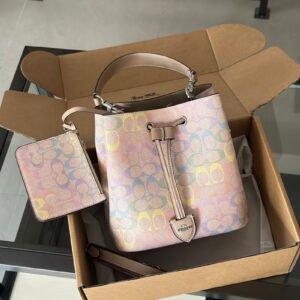 Rowan bucket packs rainbow pink