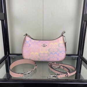 New CDA91 colorful rainbow underarm bag
