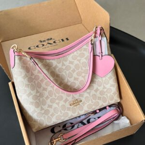 Channel goods Q14 laurel series stray bag shoulder crossbody bag classic bean sand color old flower