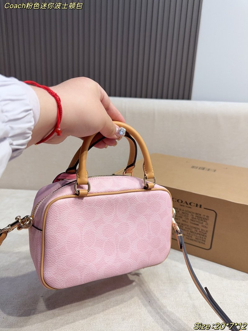 Coach Pink Mini Boston bag - 图片 3