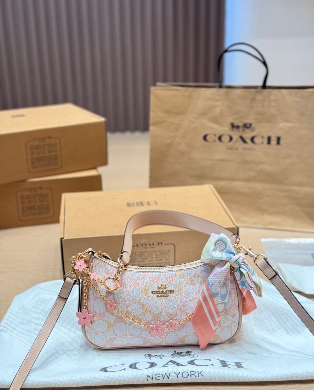 Cobraided version of COACH teri Underarm bag - 图片 3
