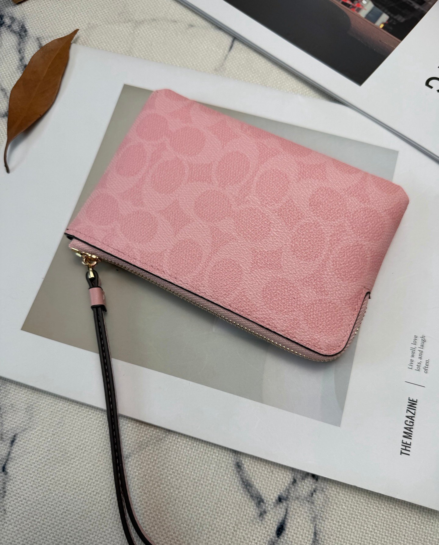 Coach Nolita cherry blossom powder CAQ75 mahjong bag - 图片 4