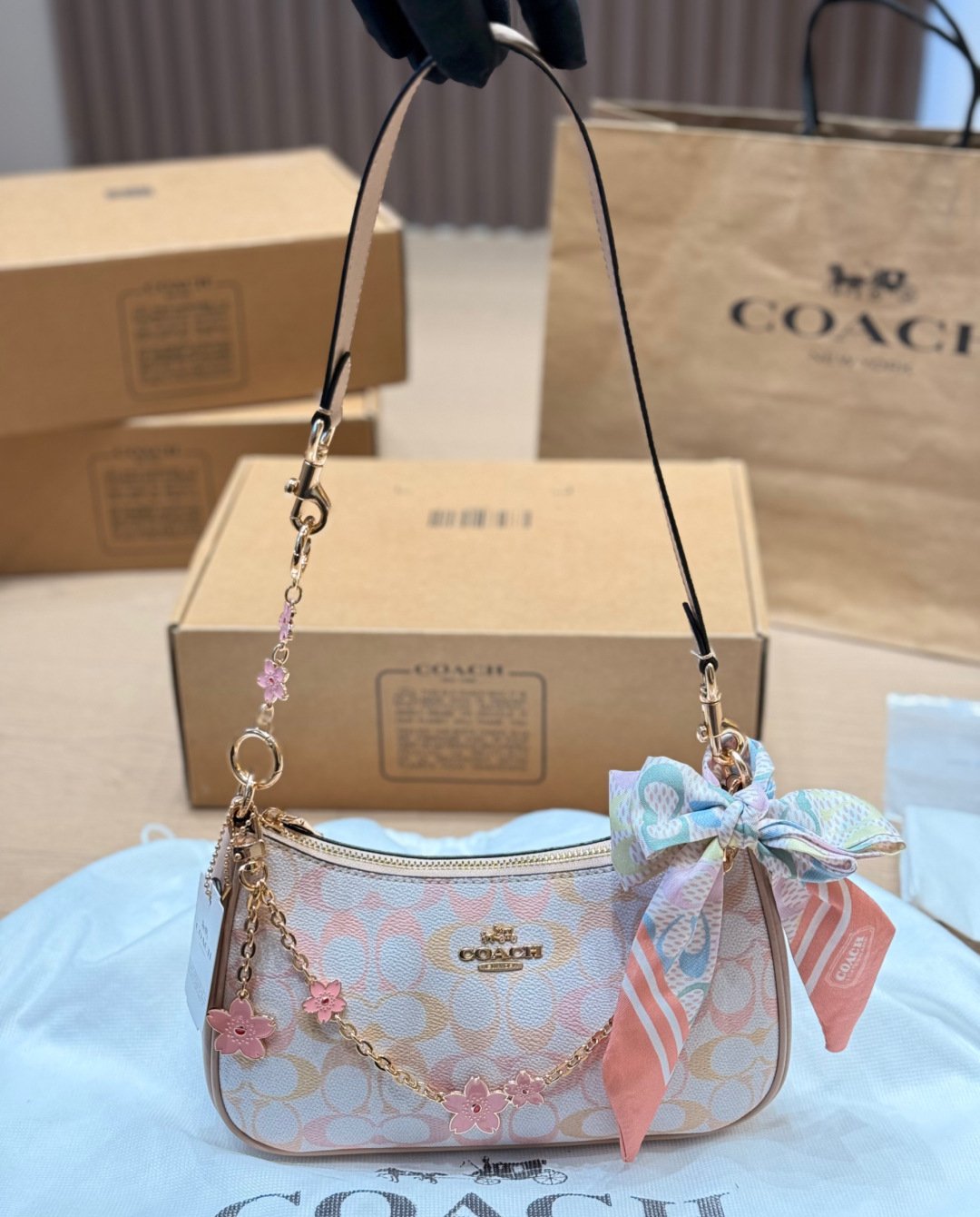 Cobraided version of COACH teri Underarm bag - 图片 4