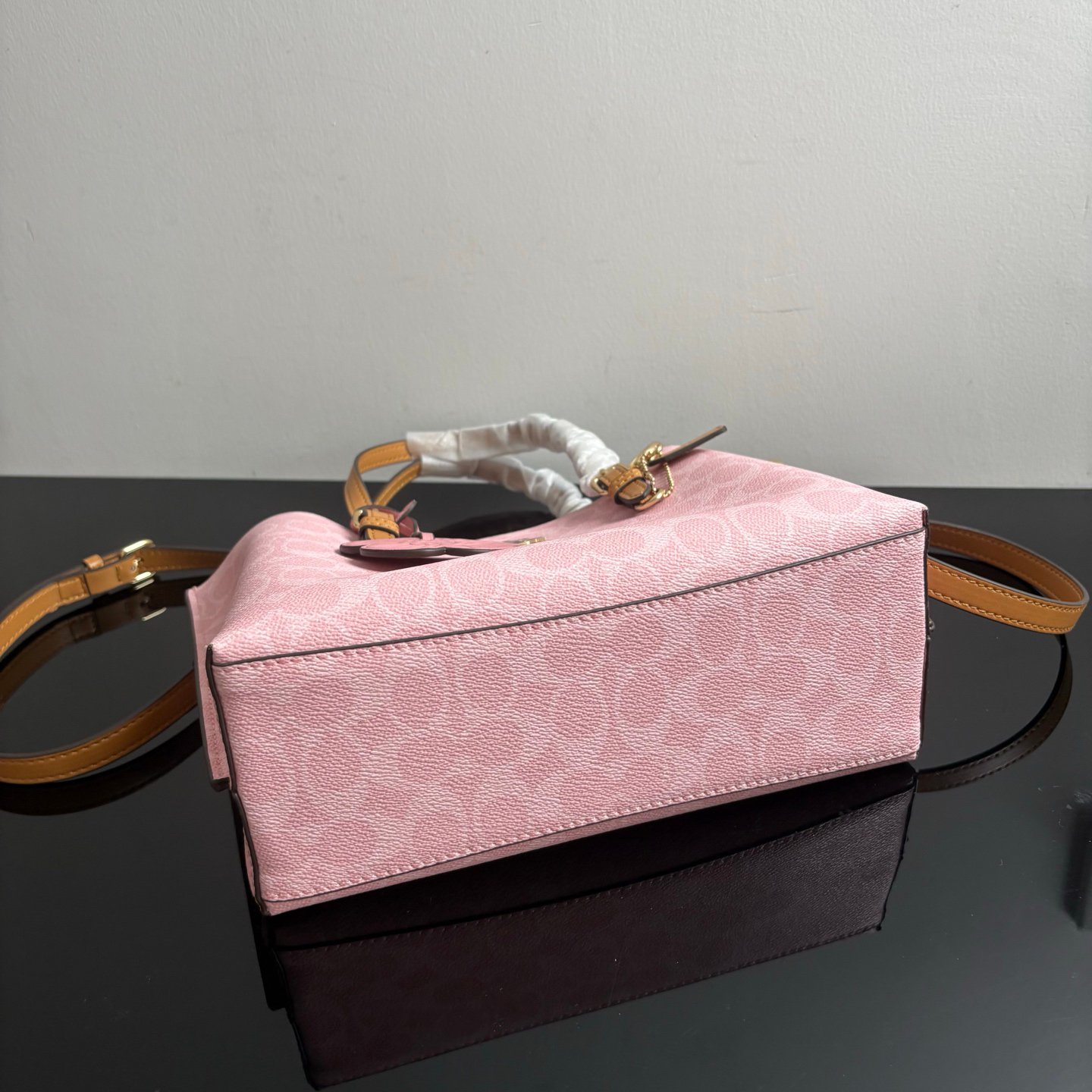 COACH Coach Ole Lady classic logo old flower MOLLIE 25 tote bag handbag crossbody bag - 图片 7