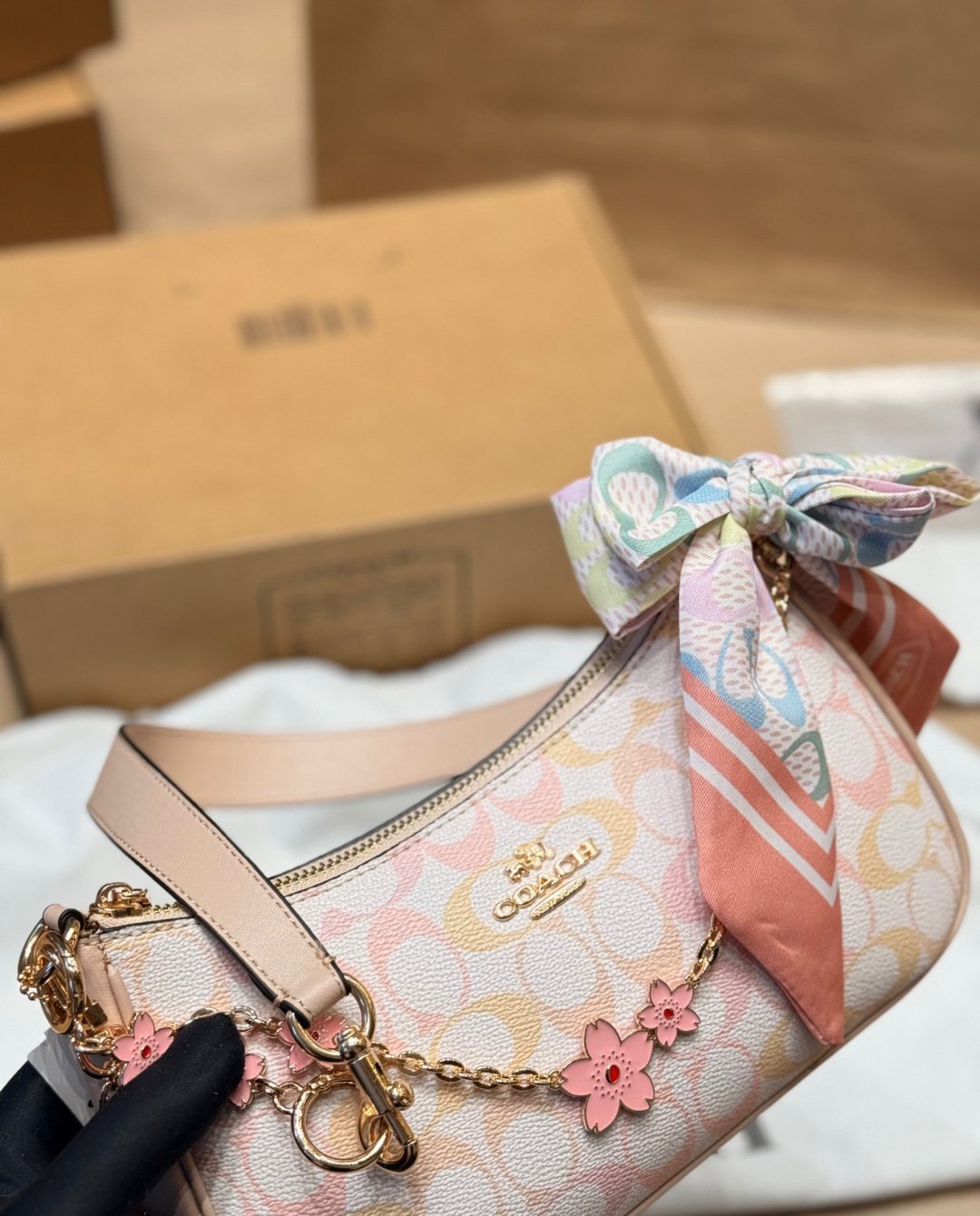 Cobraided version of COACH teri Underarm bag - 图片 5