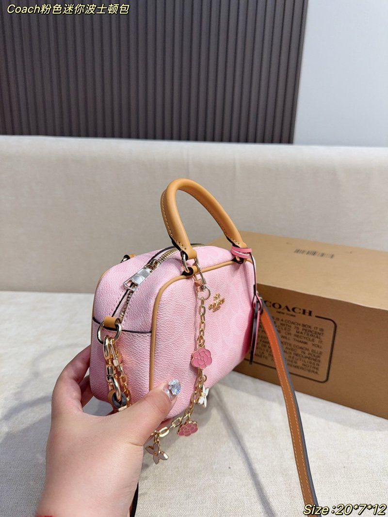 Coach Pink Mini Boston bag - 图片 8