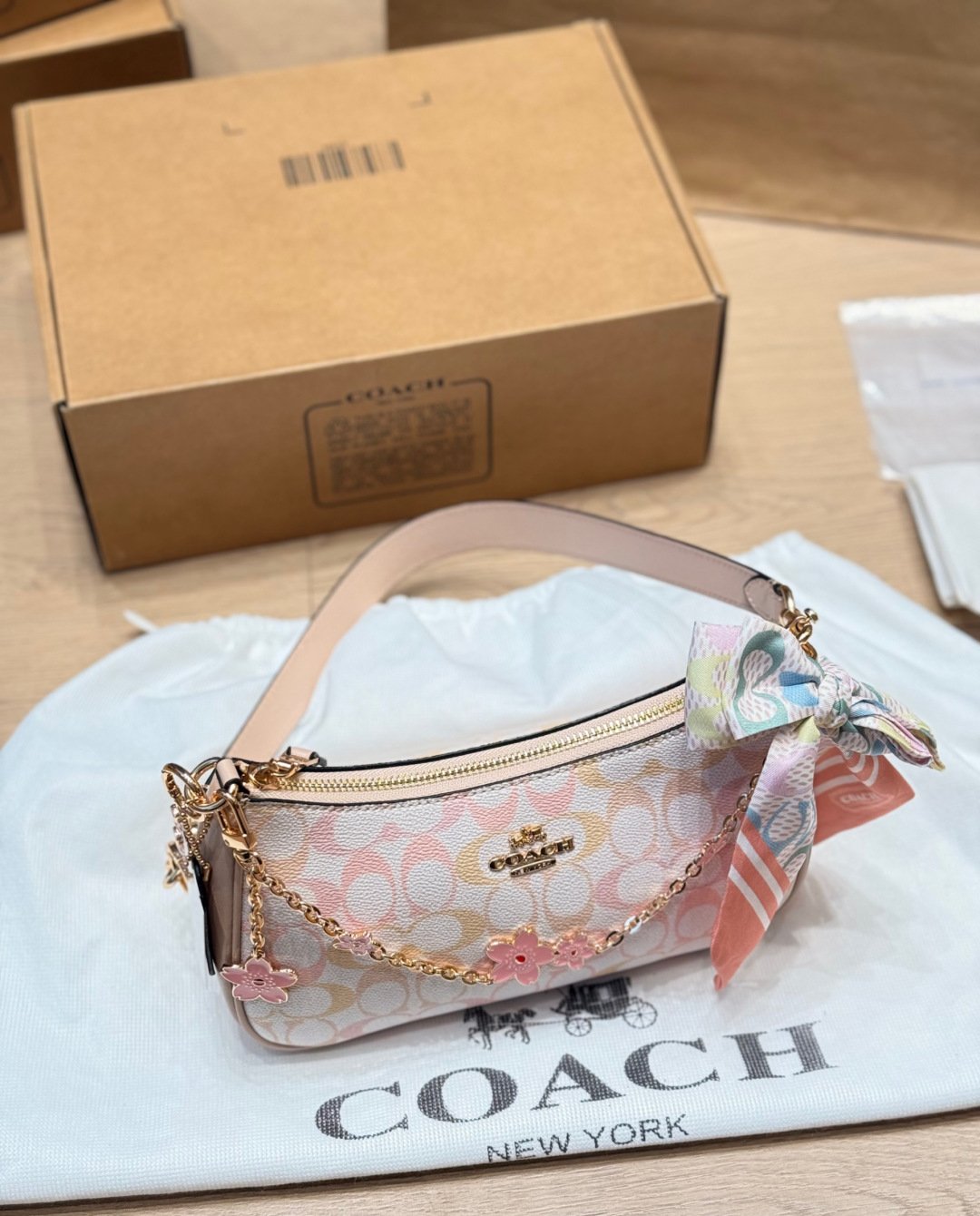 Cobraided version of COACH teri Underarm bag