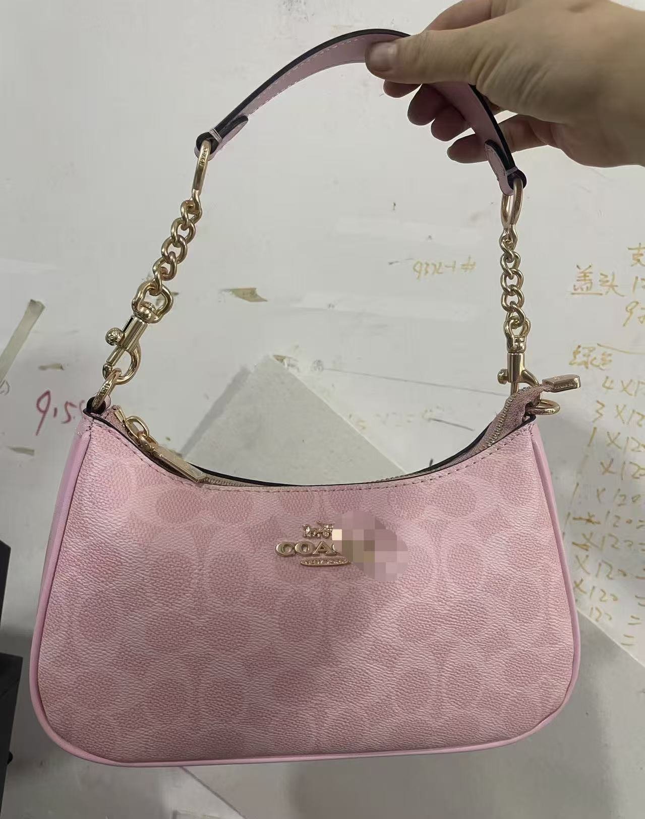 Classic Kou Monogram Teri Underarm Bag, Cross-border Export Shoulder & Crossbody Bag, Tooth-shaped Mahjong Handbag - 图片 14