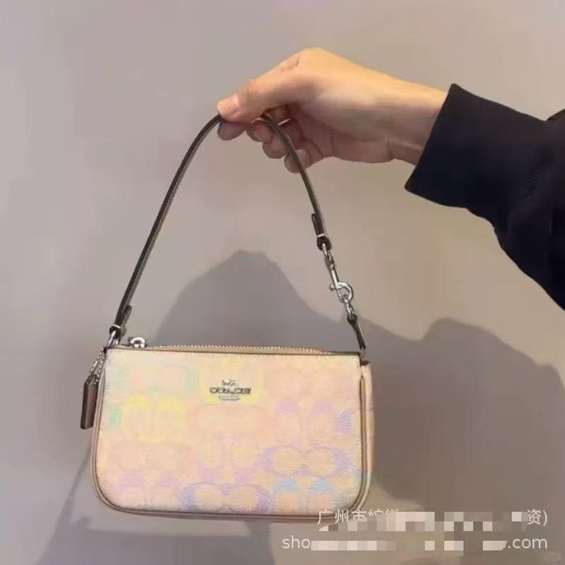 New Nolita 19 genuine leather mahjong bag from C brand, stylish and versatile underarm bag, women's shoulder, hand and crossbody purse - 图片 10