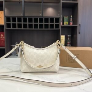 2026 Coach Laurel Mini Messenger Bag, women's underarm handbag, top-handle bag, shoulder bag, crossbody bag, Coach bag