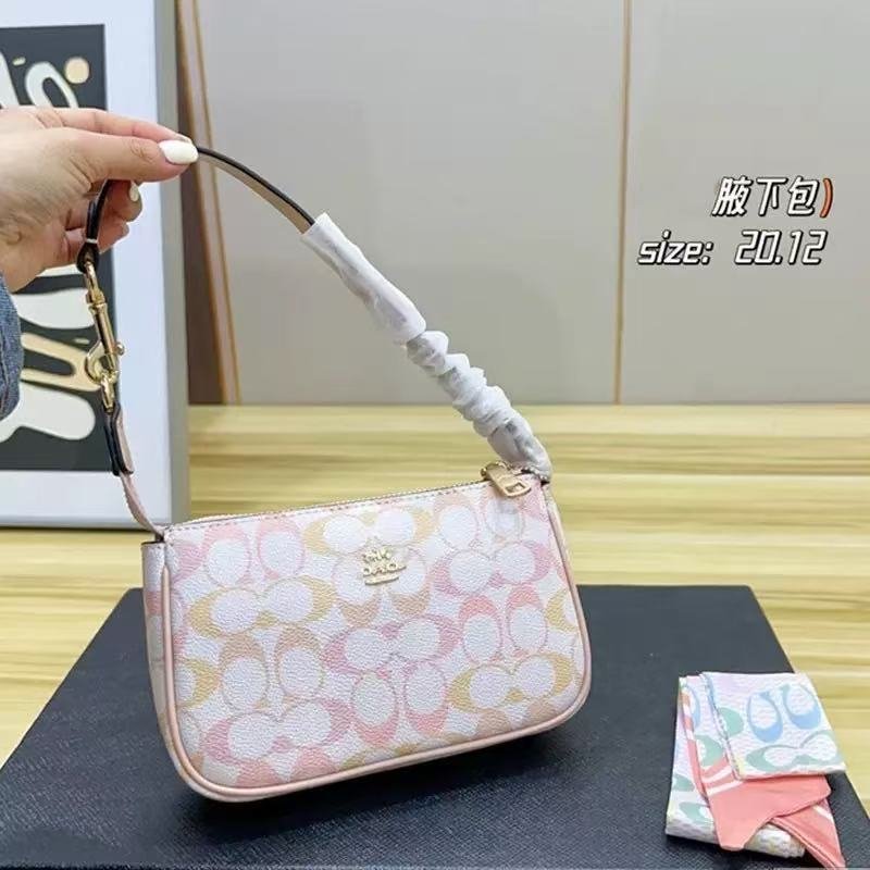New Nolita 19 genuine leather mahjong bag from C brand, stylish and versatile underarm bag, women's shoulder, hand and crossbody purse - 图片 8