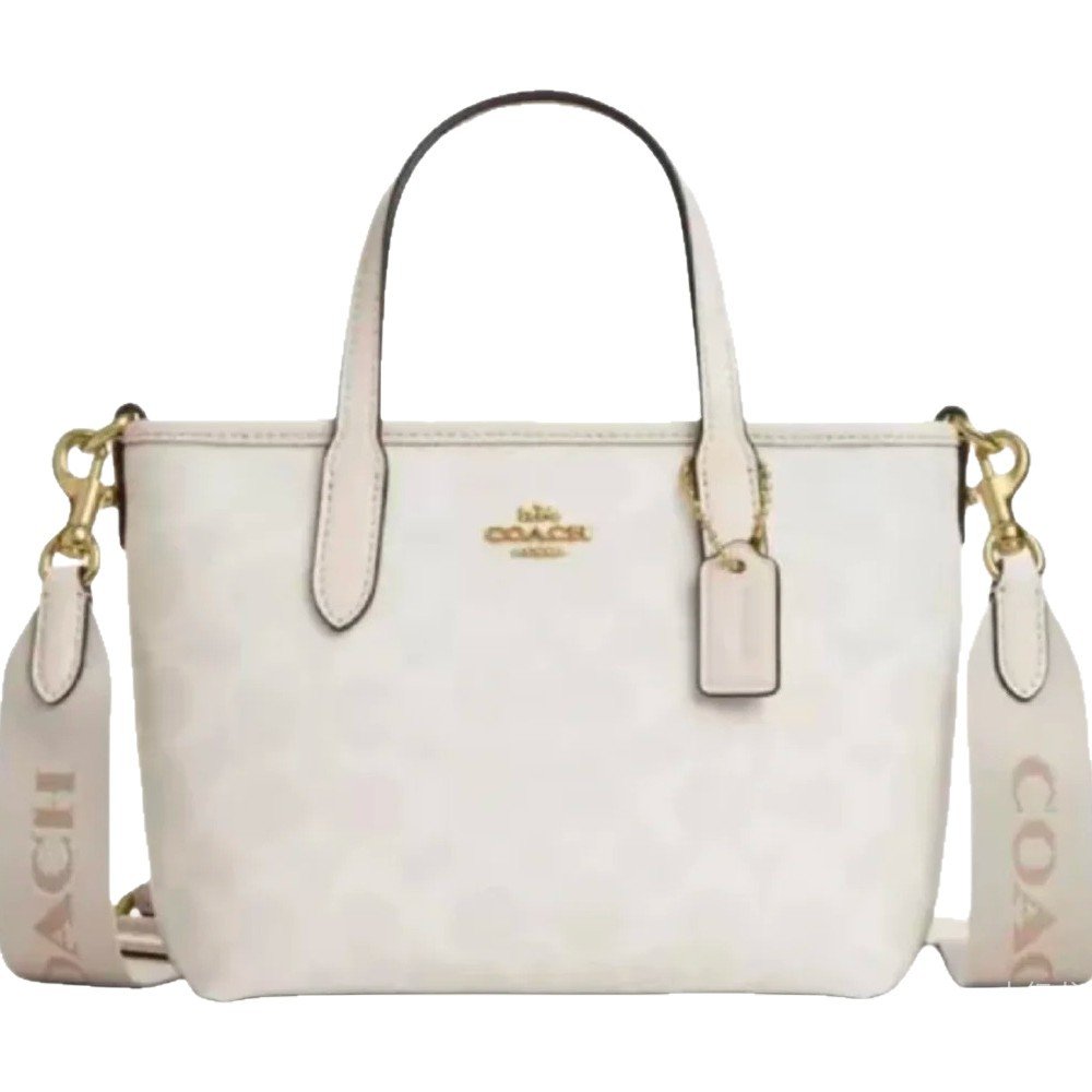 New Arrival of Coach Classic Monogram City15 Mini Tote Bag, High-Quality Version, Handheld Basket Style Crossbody Shoulder Bag for Women - 图片 10