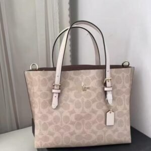 New Coach Mollie 25 Tote Bag, stylish, light luxury, versatile handbag, single-shoulder large-capacity commuter crossbody bag