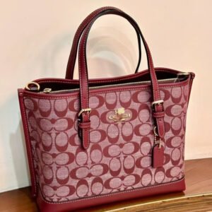 Coach Women's Bag, C Family Mollie 25 Signature Canvas Molly Tote Bag, Handbag, Shopping Bag, Shoulder & Crossbody Bag