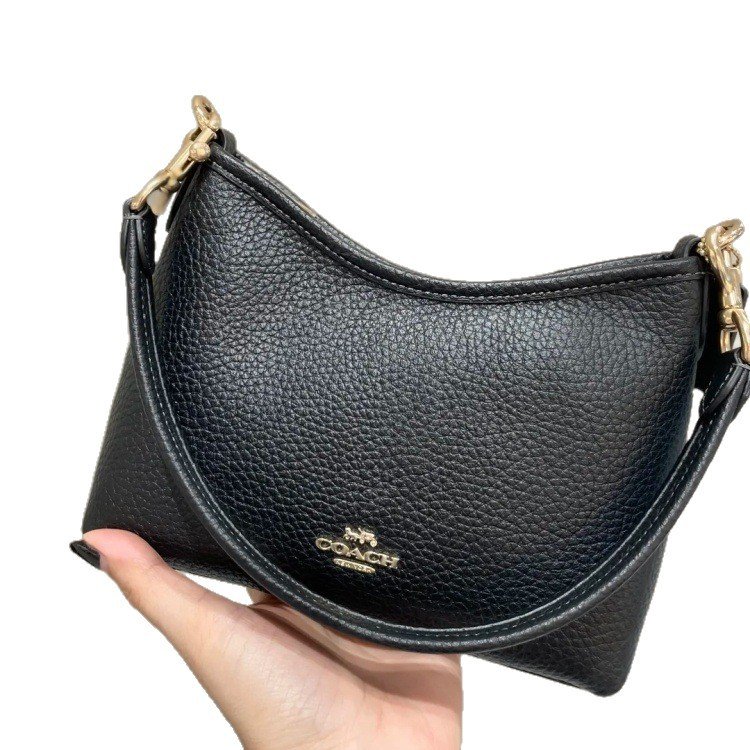 2026 Coach Laurel Mini Messenger Bag, women's underarm handbag, top-handle bag, shoulder bag, crossbody bag, Coach bag