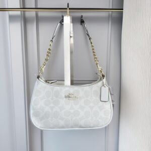 Classic Kou Monogram Teri Underarm Bag, Cross-border Export Shoulder & Crossbody Bag, Tooth-shaped Mahjong Handbag