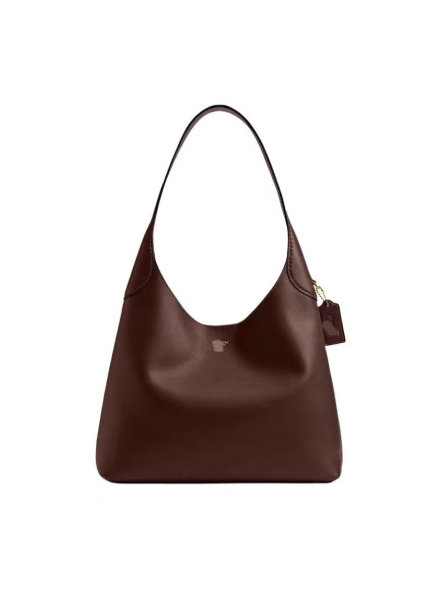 Kouc New Brooklyn Genuine Leather Shoulder Underarm Bag, Handheld & Crossbody, Versatile Large-capacity Women's Bag