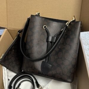 2026 New Rowan Bucket Bag, Rainbow Fortune Bucket, Shoulder & Crossbody Bag, Large Capacity Commuter Drawstring Tote Bag