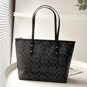 KouC New Women's Bag, Monogram City30 Tote Bag, Shopping Bag, Large Capacity Shoulder, Handheld, Crossbody and Underarm Bag